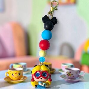 Handmade Let's Party Alice Bag Charm/ Keychain